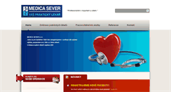 Desktop Screenshot of medica-sever.cz